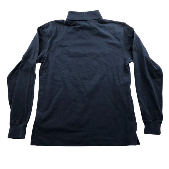 NWT Carhartt Mens Work Polo Shirt Medium Long Sleeve Navy Relaxed Classic Casual - Picture 2 of 13